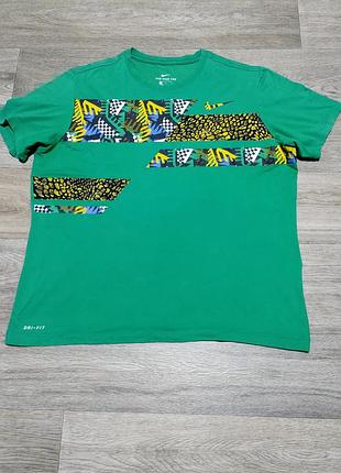 Чоловіча футболка nike, розмір l, dri fit.