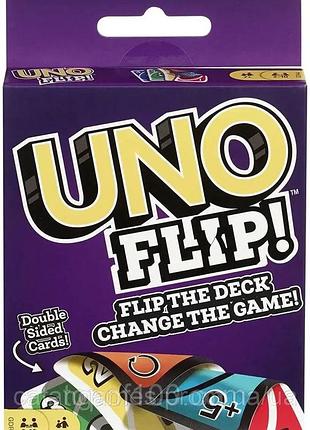 Настольная игра uno flip! уно двойная игра / флип