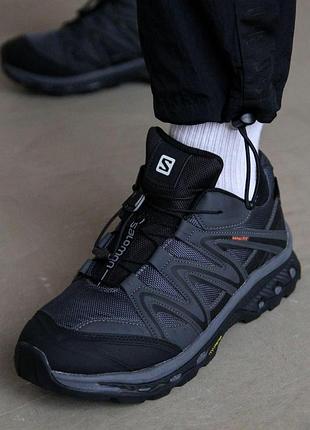Кросівки зимові salomon термо сірі 44