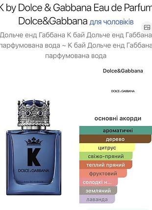 Оригінал. парфумована вода 🏌️‍♂️k by dolce & gabbana eau de parfum від dolce&gabbana мініатюра  для чоловіків 7,5 мл 3