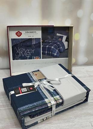 Постільна білизна дитяча полуторна cotton box ранфорс 160 на 220 см given