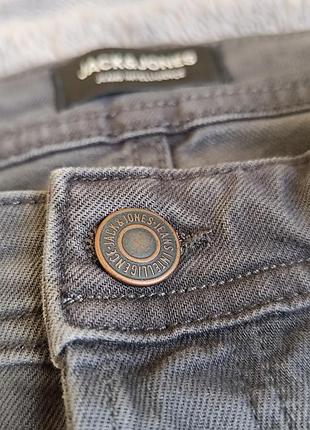 Джинси чоловічі jack&jones сірі 3