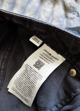 Джинси чоловічі jack&jones сірі 4