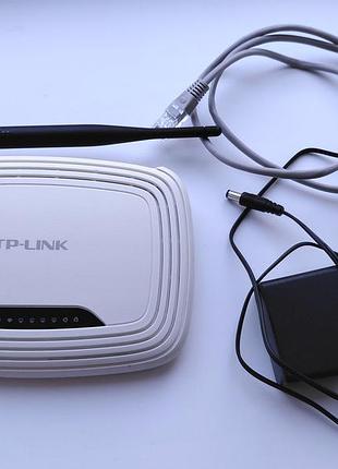 Wi-fi маршрутизатор tp-link tl-wr740n в рабочем состоянии
