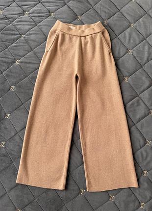 Штани zara  теплі трикотажні для дівчинки 7-8 років 122-128 см