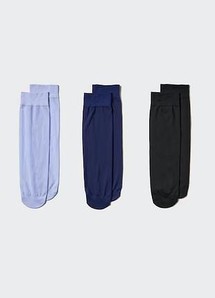 Uniqlo тонкие носки носка пак-3 шт