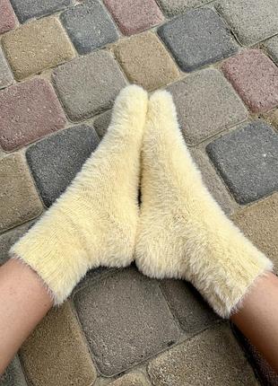 Жіночі шкарпетки ваніль 2