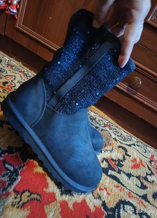 Черевики жіночі ugg australia lyla темно-сині, розмір 39