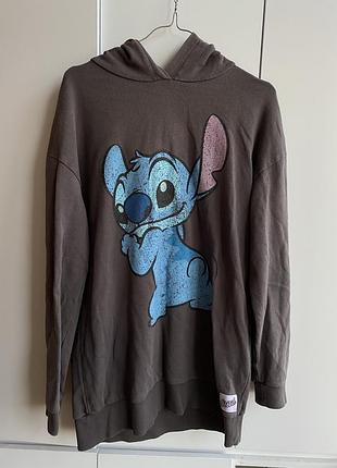 Худі жіноче disney stitch коричневе