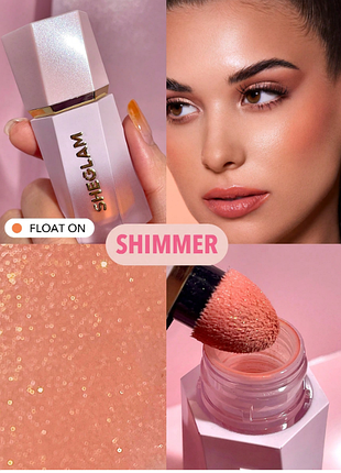 Sheglam color bloom dayglow liquid blush float on — рідкі сяючі рум’яна (6323)