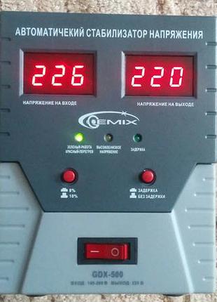 Стабилизатор напряжения gemix gmx-500.
