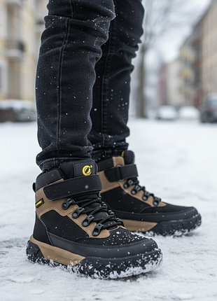 Ботинки зимние для мальчика clibee арт. 818-3, коричневый
