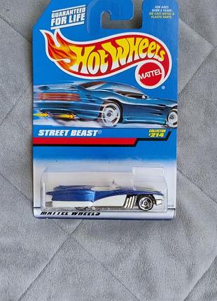 Коллекційна машинка hot wheels street beast (collector #214, mattel wheels)