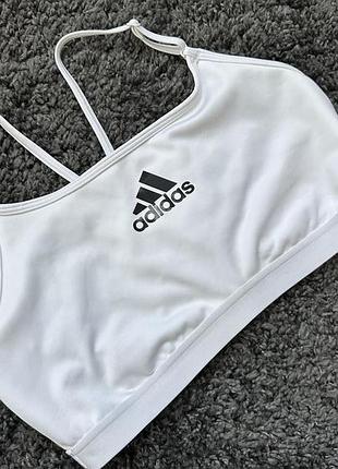 Топ жіночий adidas спортивний білий