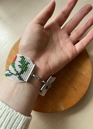 Браслет з бісеру ручної роботи 3