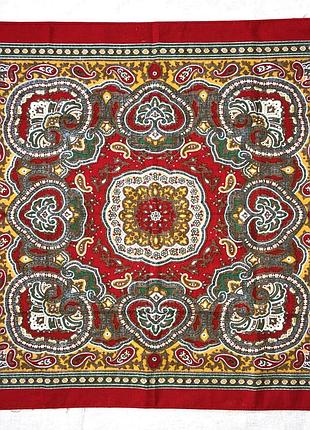 Бандана пластин бохо/пейсли/хипи (46х51) 4