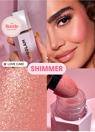 Sheglam color bloom dayglow liquid blush love cake — рідкі сяючі рум’яна (6324)