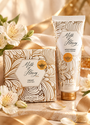 Набор молока и мед oriflame