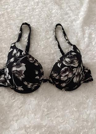 Верх купальника квітковий принт бюст laura ashley 75c 70d