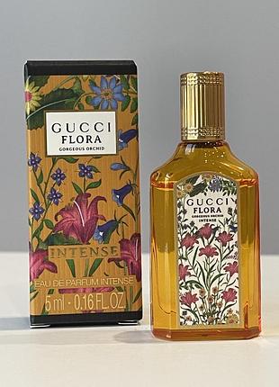 Оригінал. мініатюра 5 мл flora gorgeous orchid intense від gucci