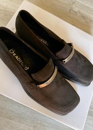 Замшеві лофери bredford