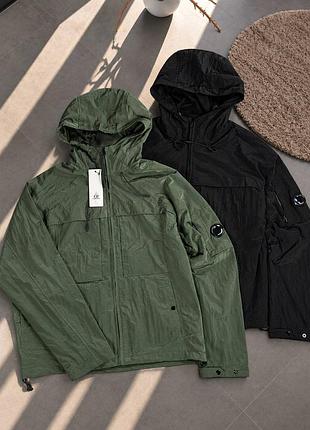Чоловічі вітровки c.p. company flatt nylon goggle jacket