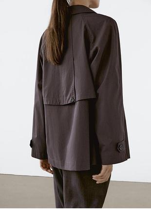Укророченный тренч massimo dutti оригинал 3