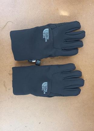 Чорні сенсорні рукавички бренду the north face s xs