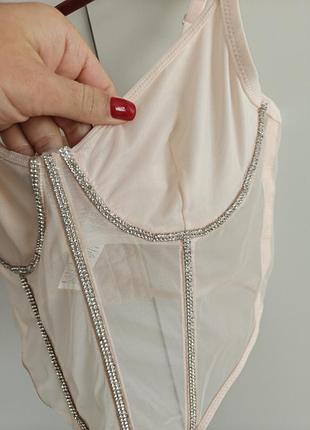 Tezenis корсет бюстгальтер со стразами 75b 3