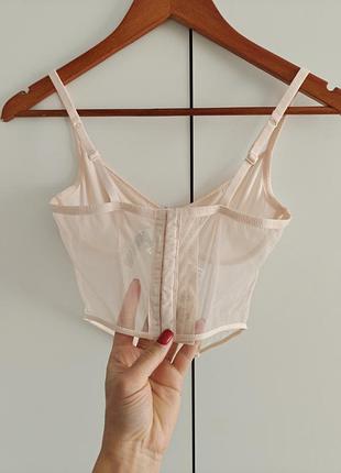 Tezenis корсет бюстгальтер со стразами 75b 4