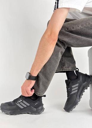 Водонепроникні кросівки adidas terrex ax4 gtx black grey