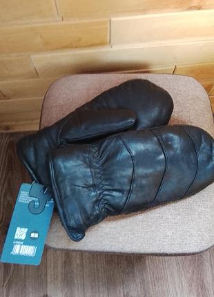 Нові чоловічі зимові шкіряні рукавички 10xl