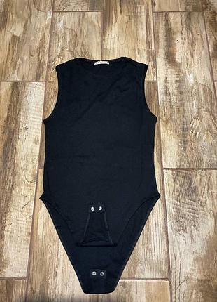 Zara боди черное