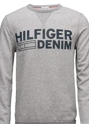 Серая толстовка tommy hilfiger оригинал