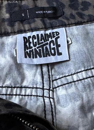 Джинси жіночі reclaimed vintage леопардові розмір s