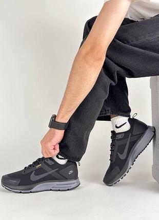 Водонепроникні кросівки nike zoom structure shield gtx black grey