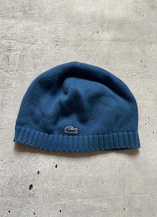Шапка вʼчзана lacoste