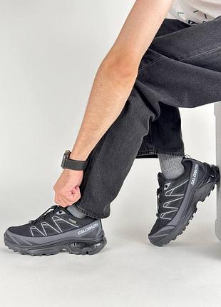 Водонепроникні кросівки salomon xt-6 expanse termo acs black grey