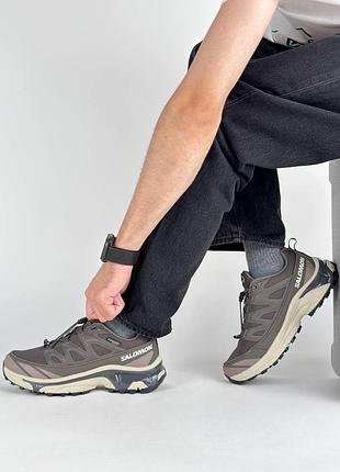 Водонепроникні кросівки salomon xt-6 expanse termo acs taupe beige