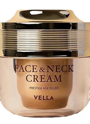 Крем-утягивающий для шеи и лица vella face&neck cream prestige age killer