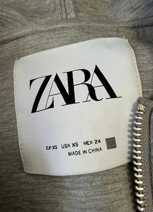 Кофта спортивна zara сіра 5