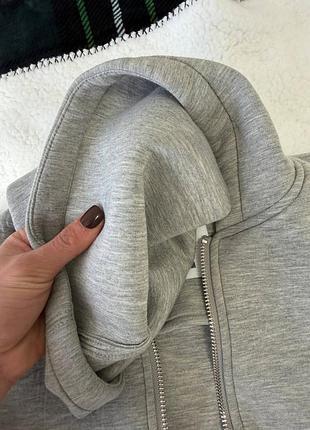 Кофта спортивна zara сіра 2