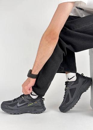 Водонепроникні кросівки nike terra cordura dark grey black