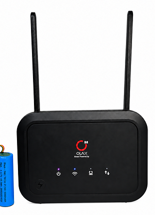 4g высокоскоростной роутер 1920e wi-fi olax олакс ax8 pro с сим-картой аккумулятор 5000 маг wi-fi 6 до 300 мбит/с 4 сетевых порта