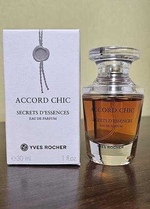Парфумована вода yves rocher accord chic secrets d'essences 30 мл для жінок