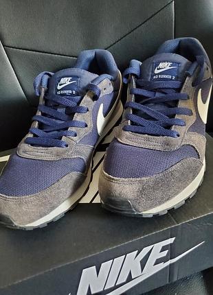Кросівки чоловічі nike runner сині, сірі 42.5