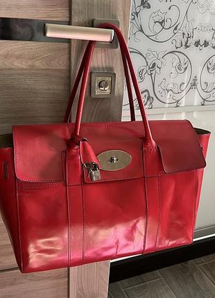 Mulberry  шкіряна сумка тоут