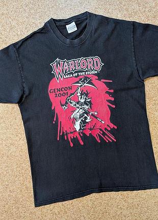 Винтажная футболка мерч warlord saga of the storm gencon 2001