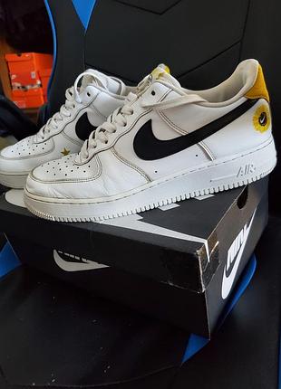 Кросівки чоловічі nike force білі, розмір 43