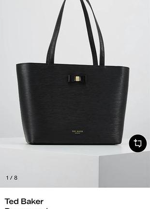 Кожаная сумка ted baker женская сумка кожа сафьяно новое состояние